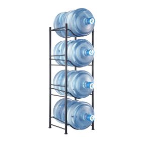 VEVOR 4 Tiers Water Jug Holder, 5 Gallon Water Bottle Holder, Single Row Water Bottle Rack for 4 Bottles, Heavy Duty Water Jug Rack for Kitchen
