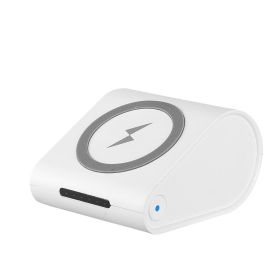 1Pc 10400mAh Qi Wireless Charging Power Bank  For IOS Phone XS MAX XR Galaxy S10 S9 Note 9 (Option: White)